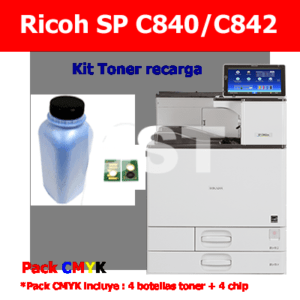 Lee más sobre el artículo Kit Toner Ricoh C840 / C842