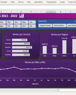 Dashboard Dinámico para Excel